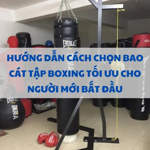 Hướng dẫn cách chọn bao cát tập boxing tối ưu cho người mới bắt đầu