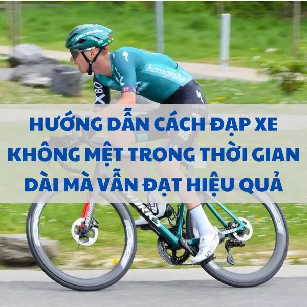 Hướng dẫn cách đạp xe không mệt trong thời gian dài mà vẫn đạt hiệu quả