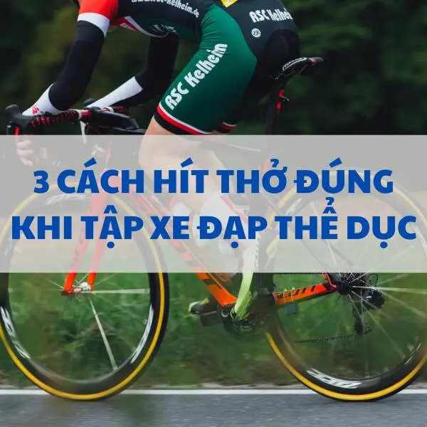 3 cách hít thở đúng khi tập xe đạp thể dục