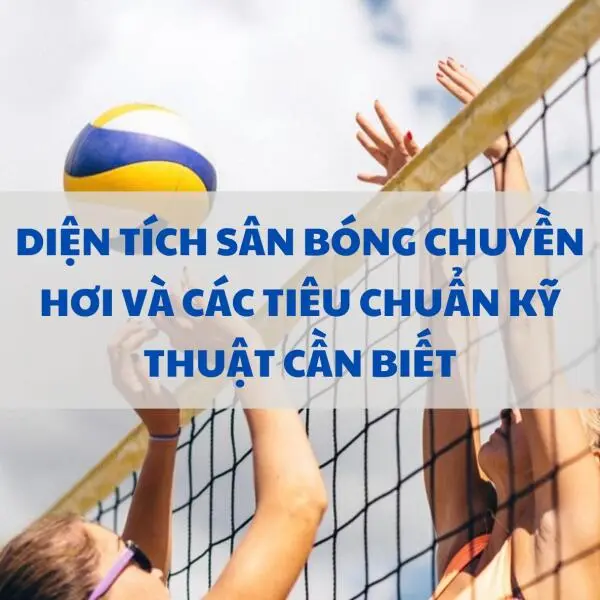 Diện tích sân bóng chuyền hơi và các tiêu chuẩn kỹ thuật cần biết