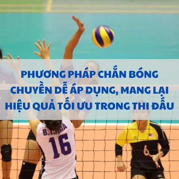 Phương pháp chắn bóng chuyền dễ áp dụng, mang lại hiệu quả tối ưu trong thi đấu