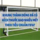 Khung thành bóng đá có kích thước bao nhiêu mét theo tiêu chuẩn FIFA?