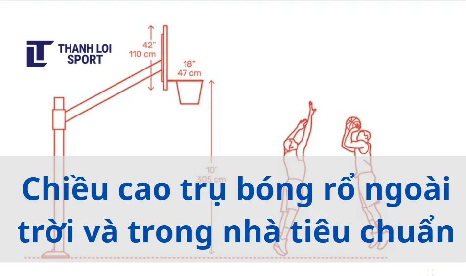 Chiều cao trụ bóng rổ
