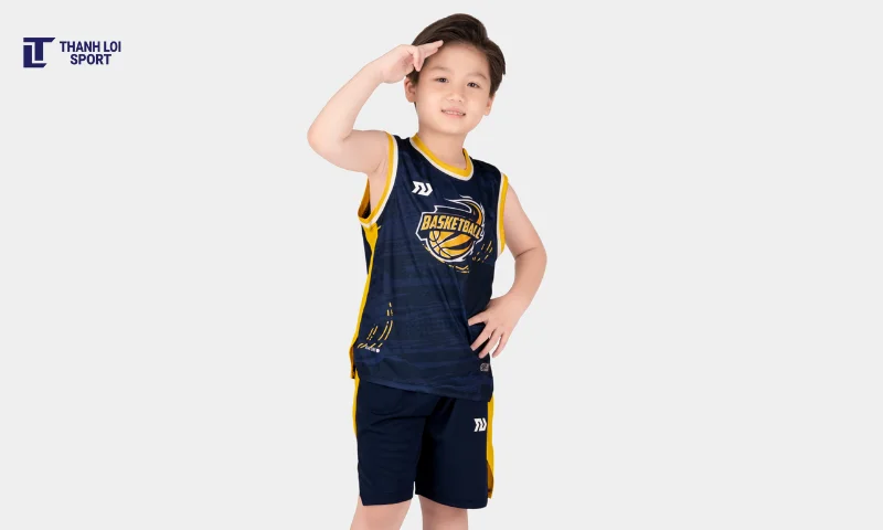 áo bóng rổ trẻ em